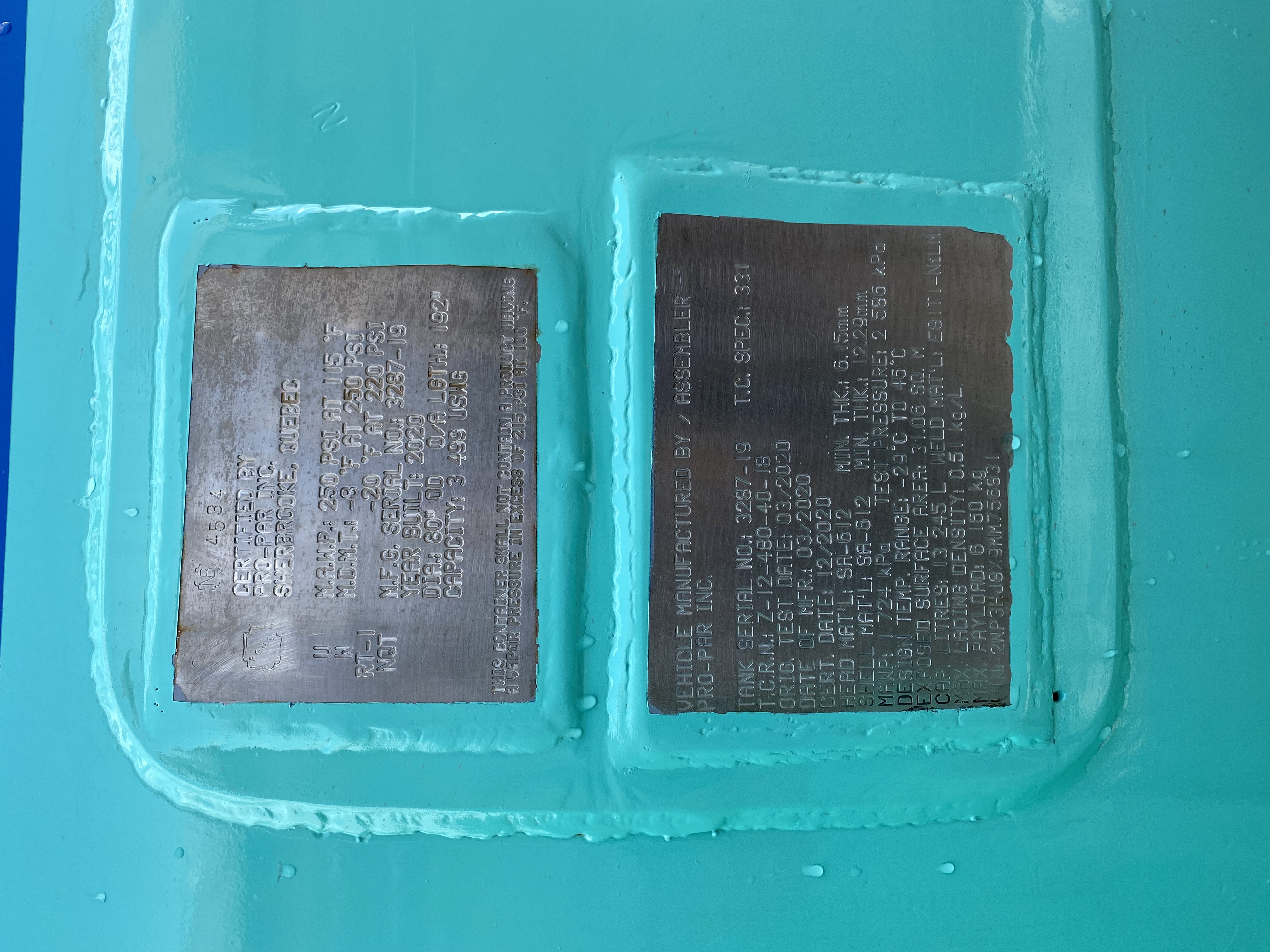 Metal ID Plate Image
