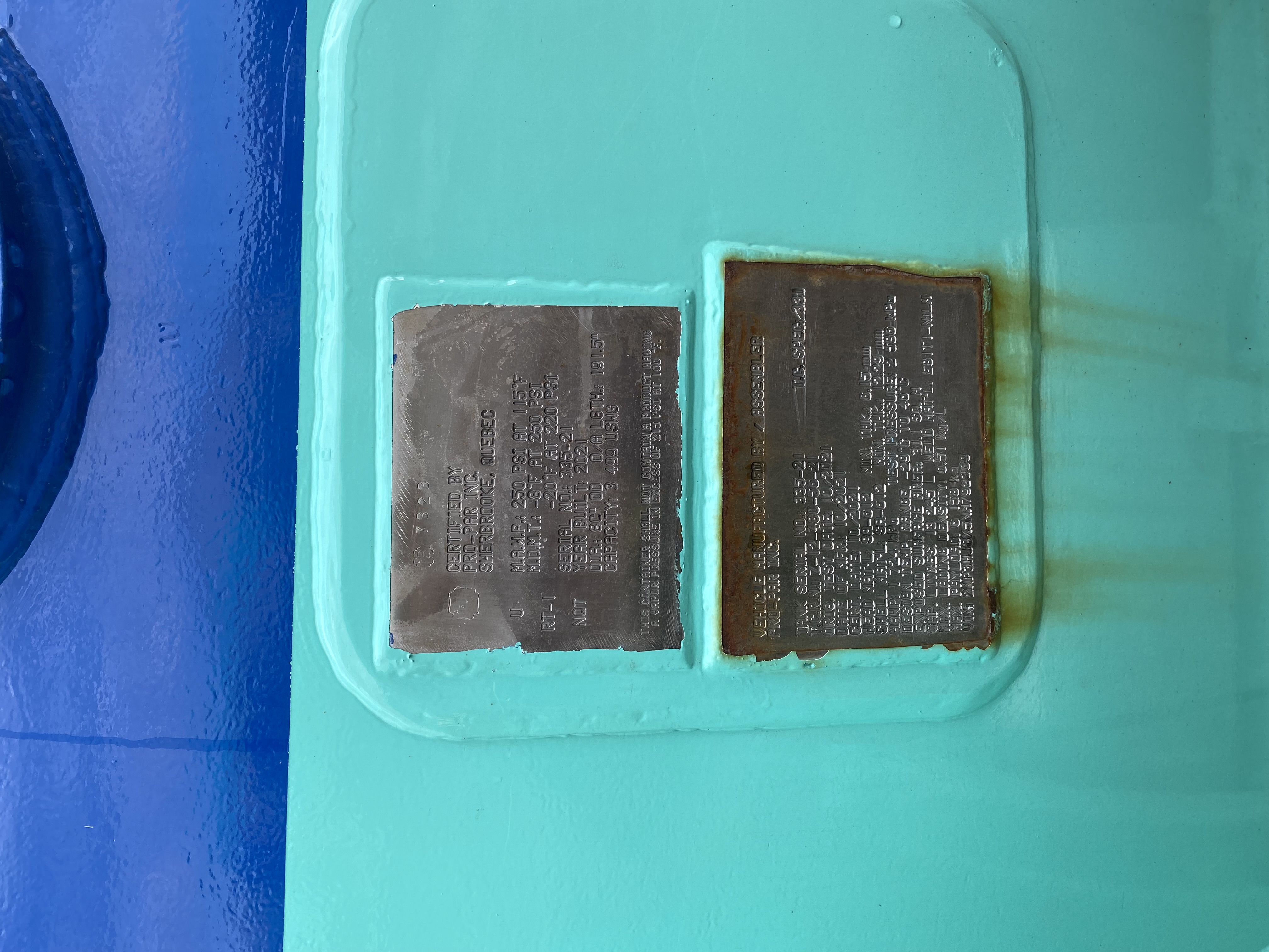 Metal ID Plate Image