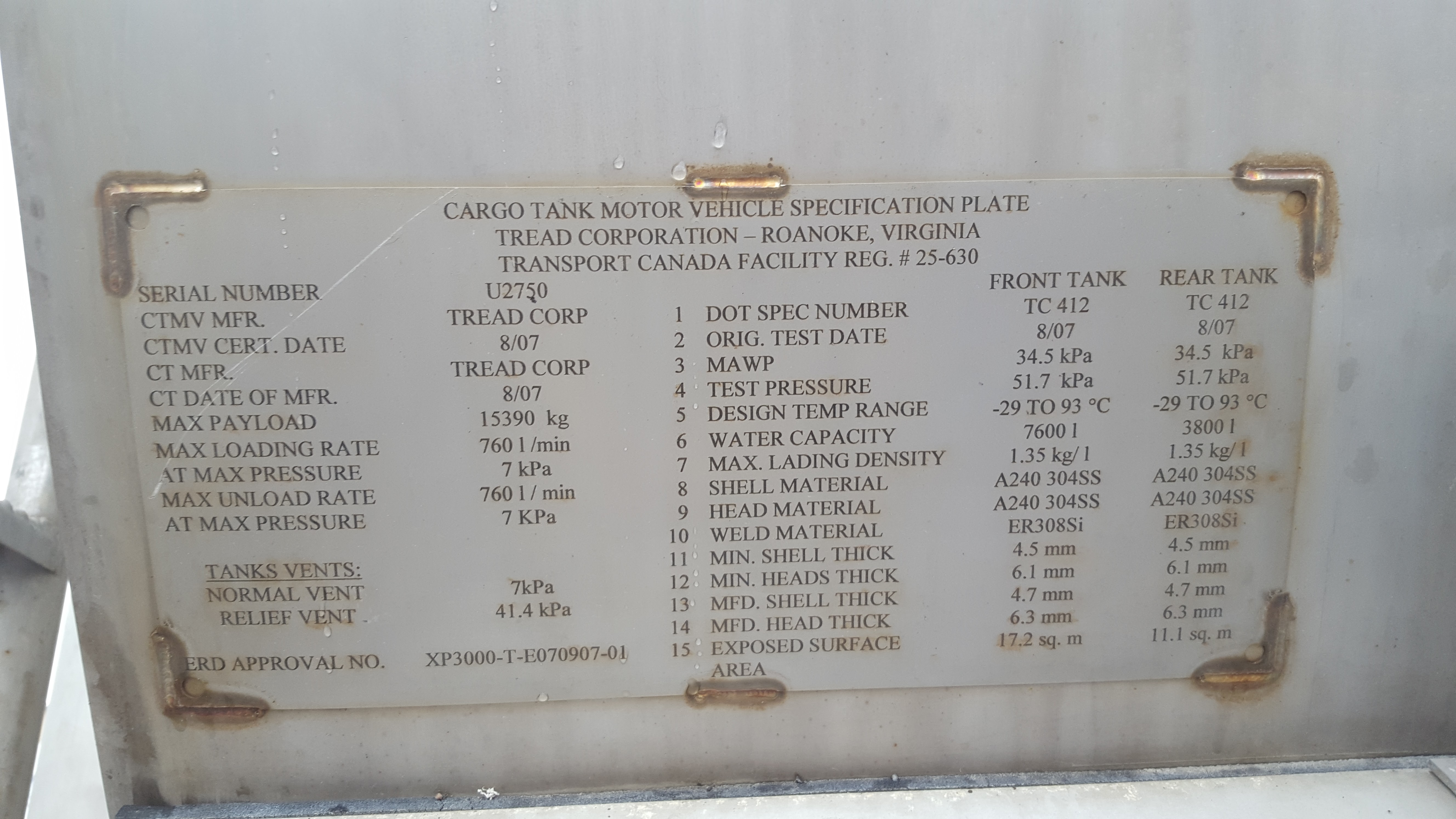 Metal ID Plate Image