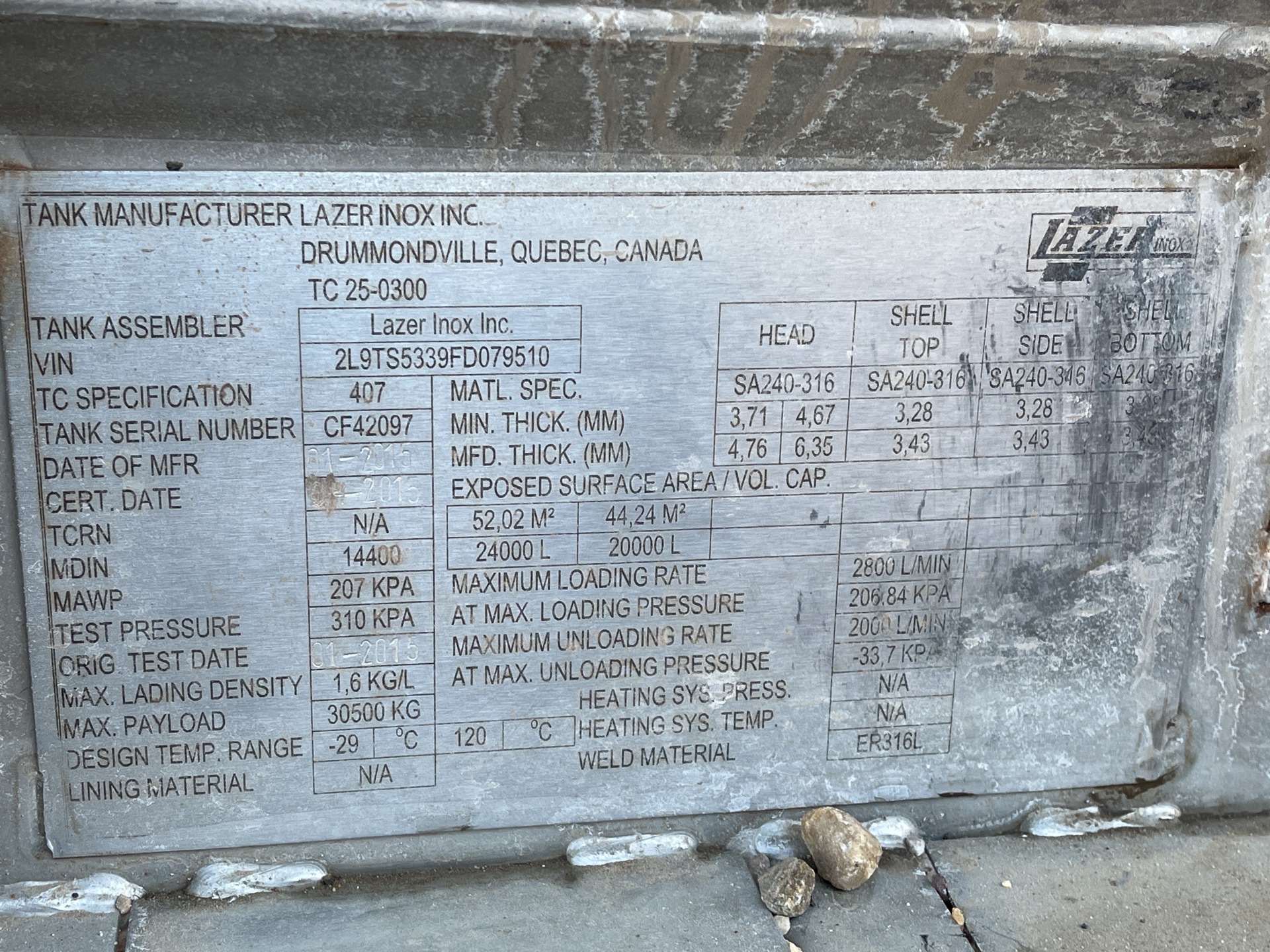 Metal ID Plate Image