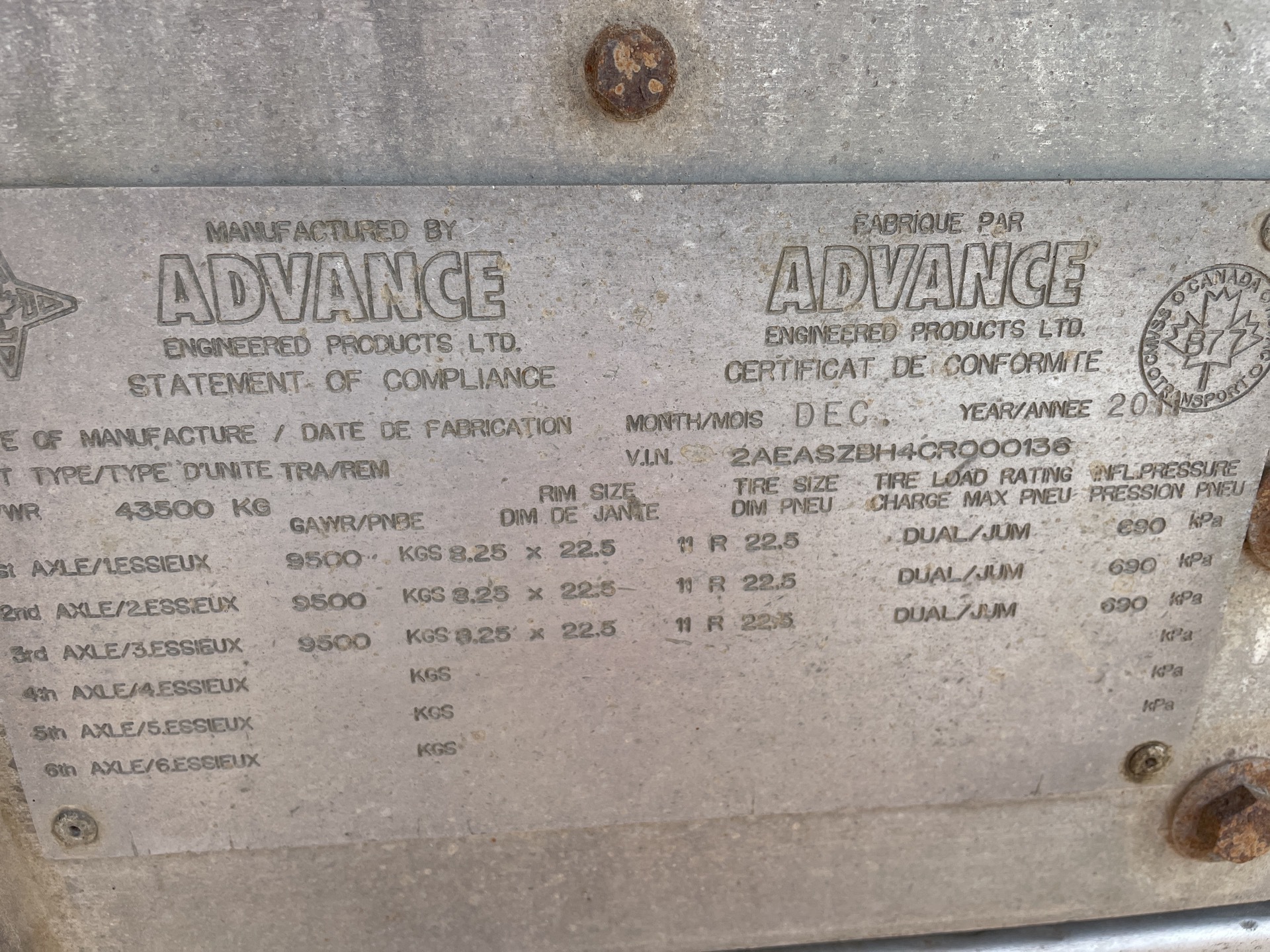Metal ID Plate Image