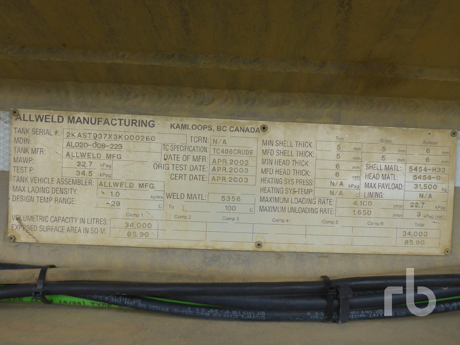 Metal ID Plate Image