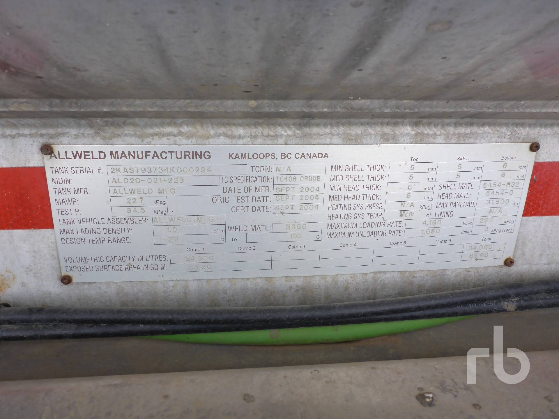 Metal ID Plate Image