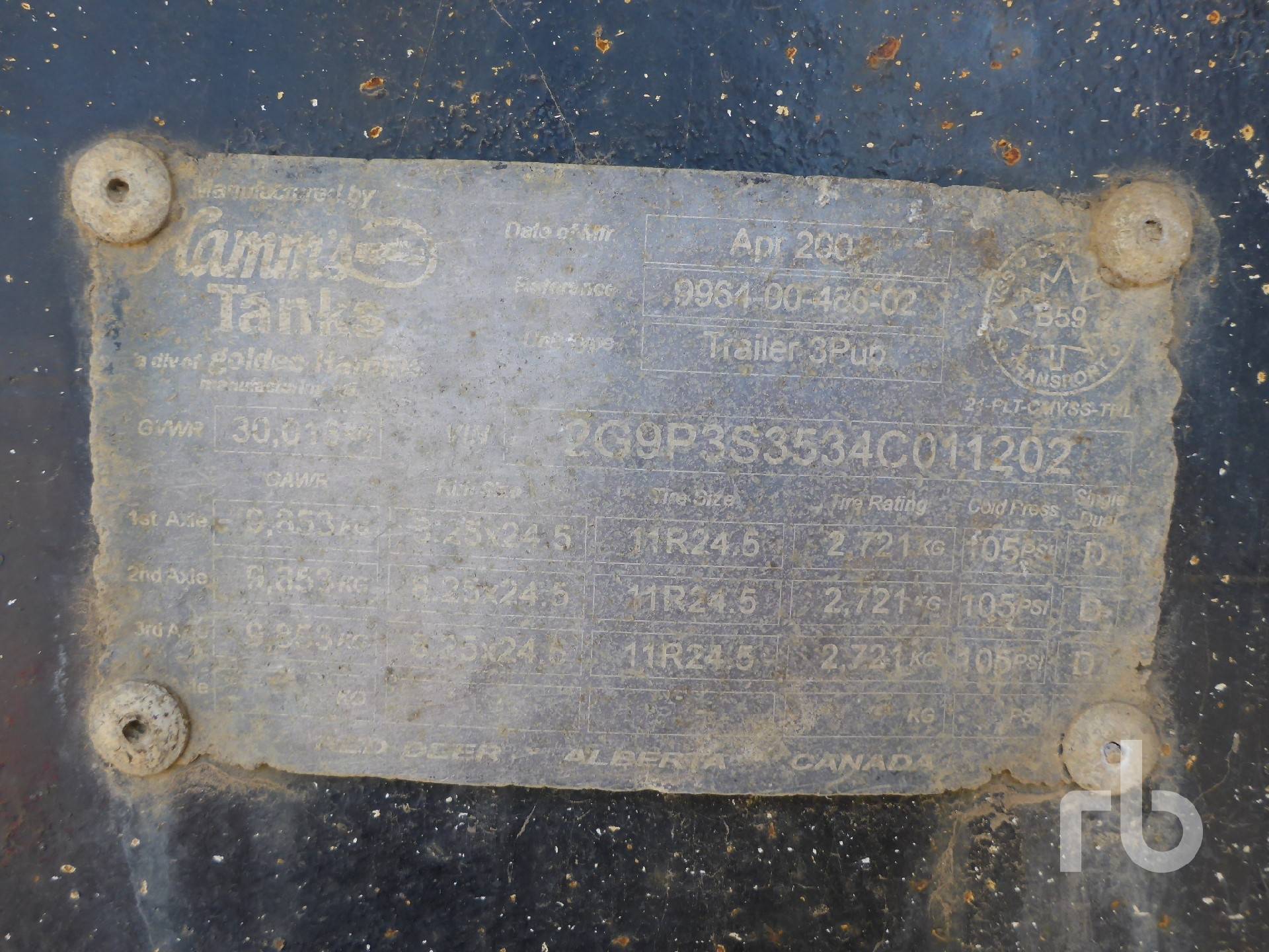 Metal ID Plate Image