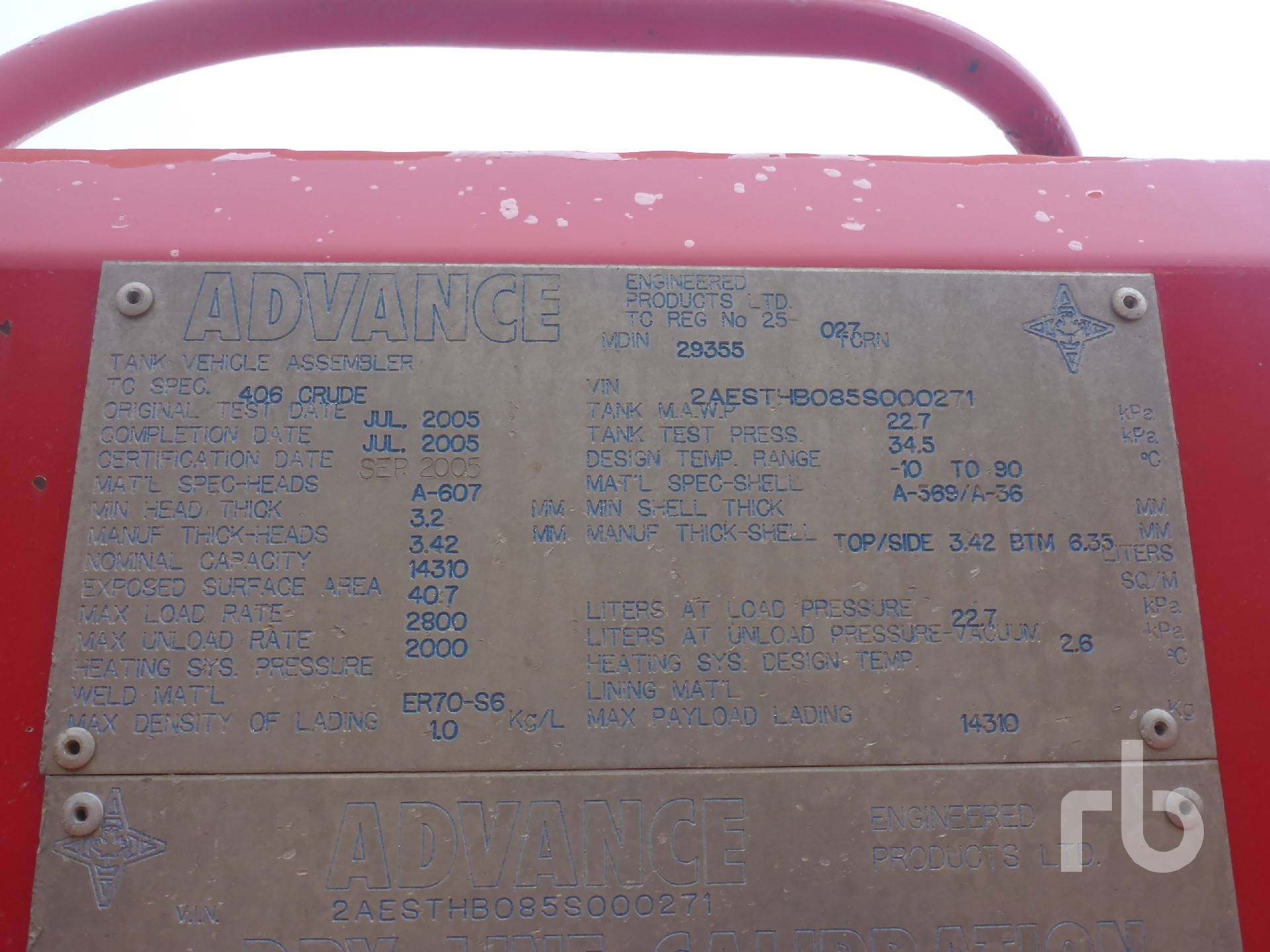 Metal ID Plate Image