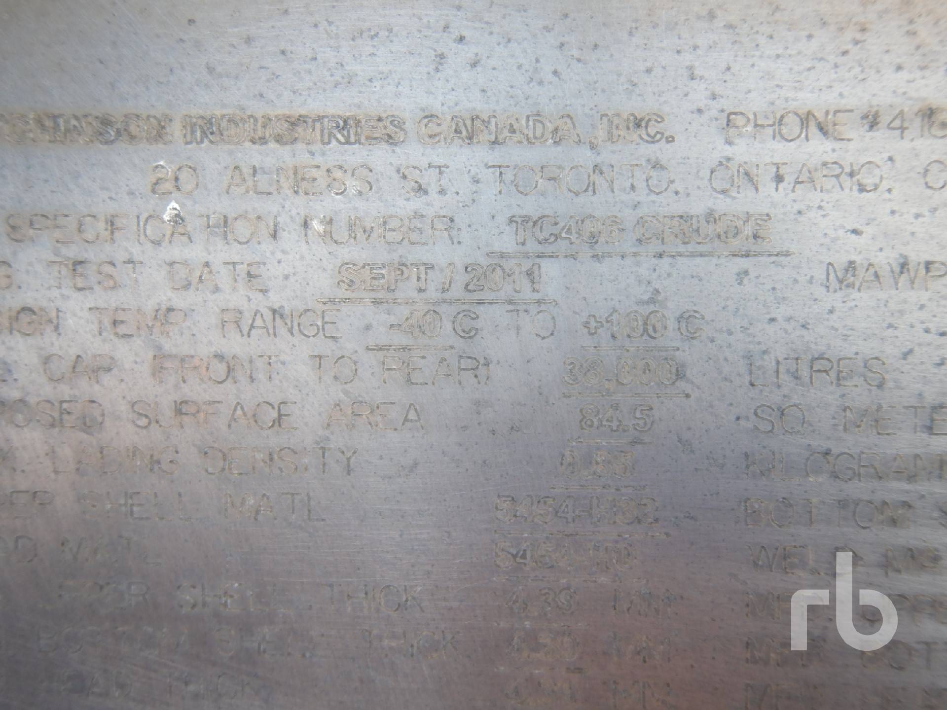 Metal ID Plate Image