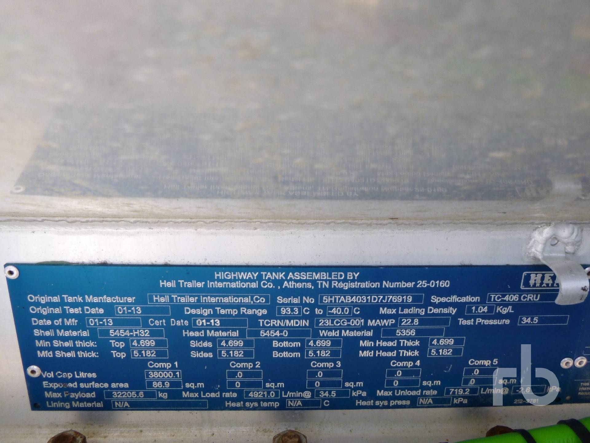 Metal ID Plate Image