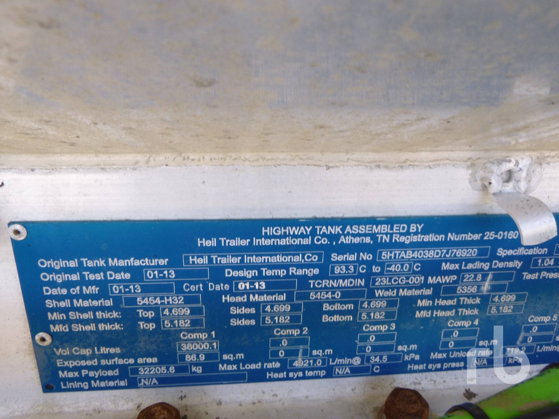 Metal ID Plate Image