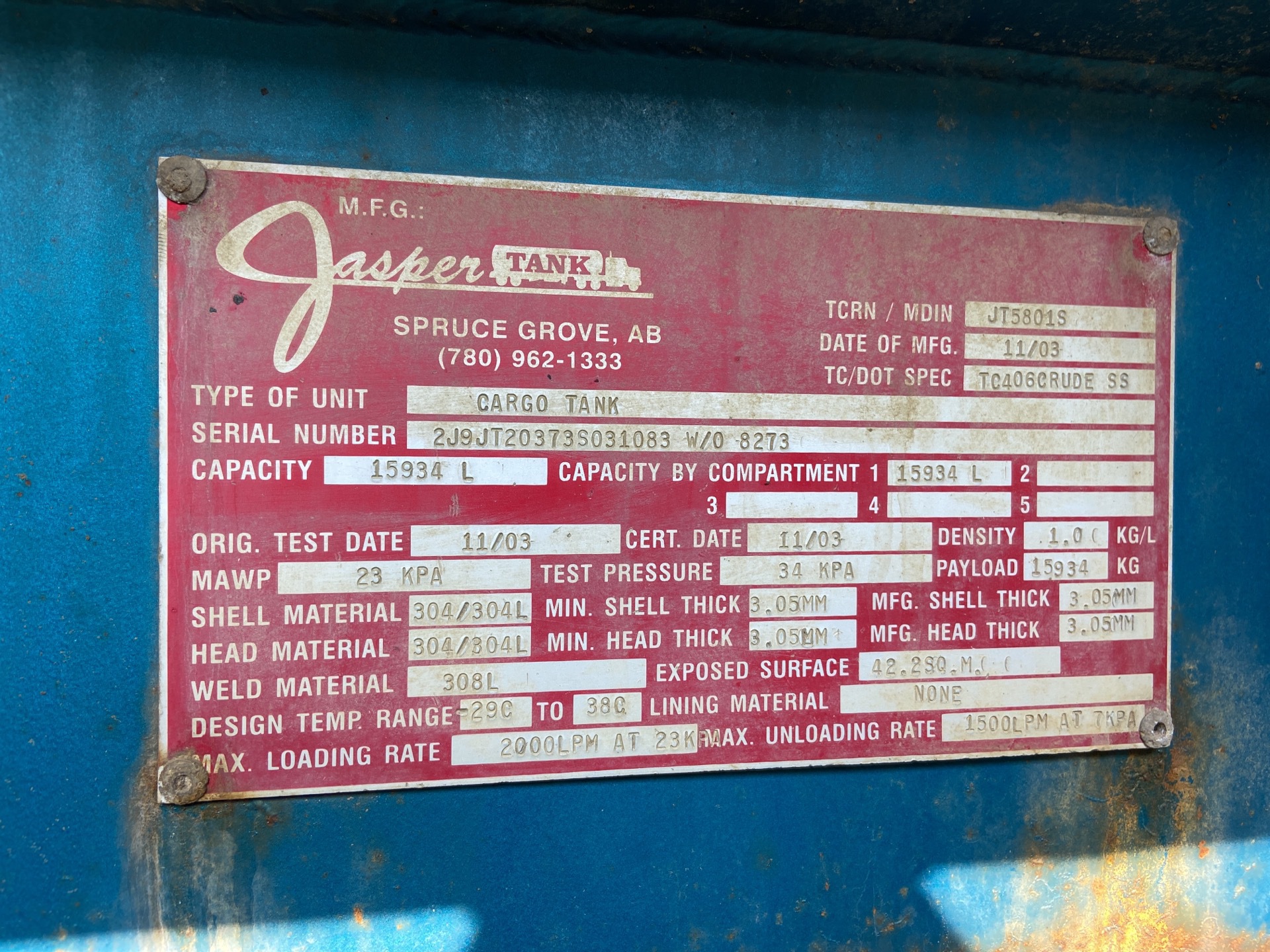 Metal ID Plate Image