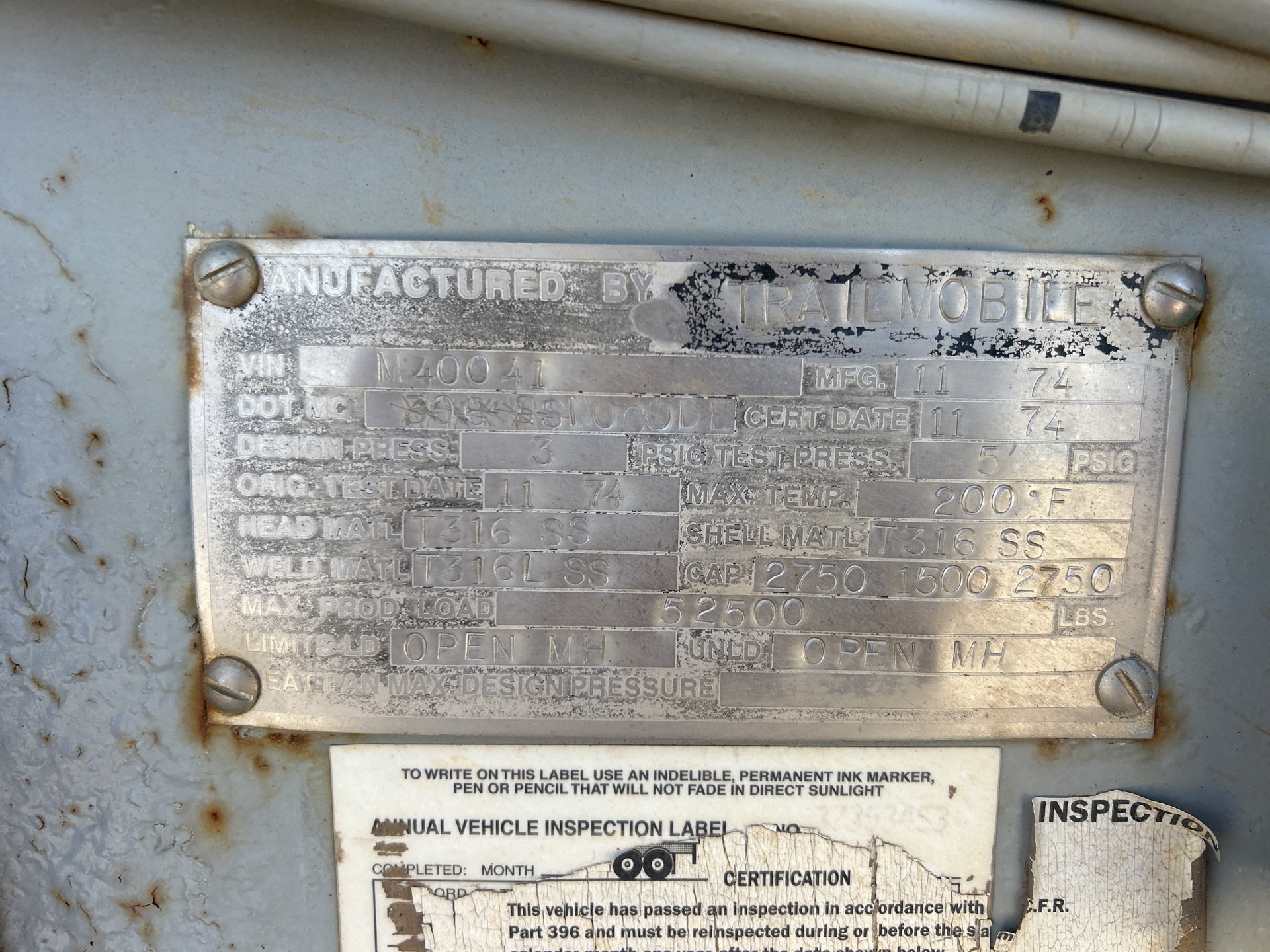 Metal ID Plate Image
