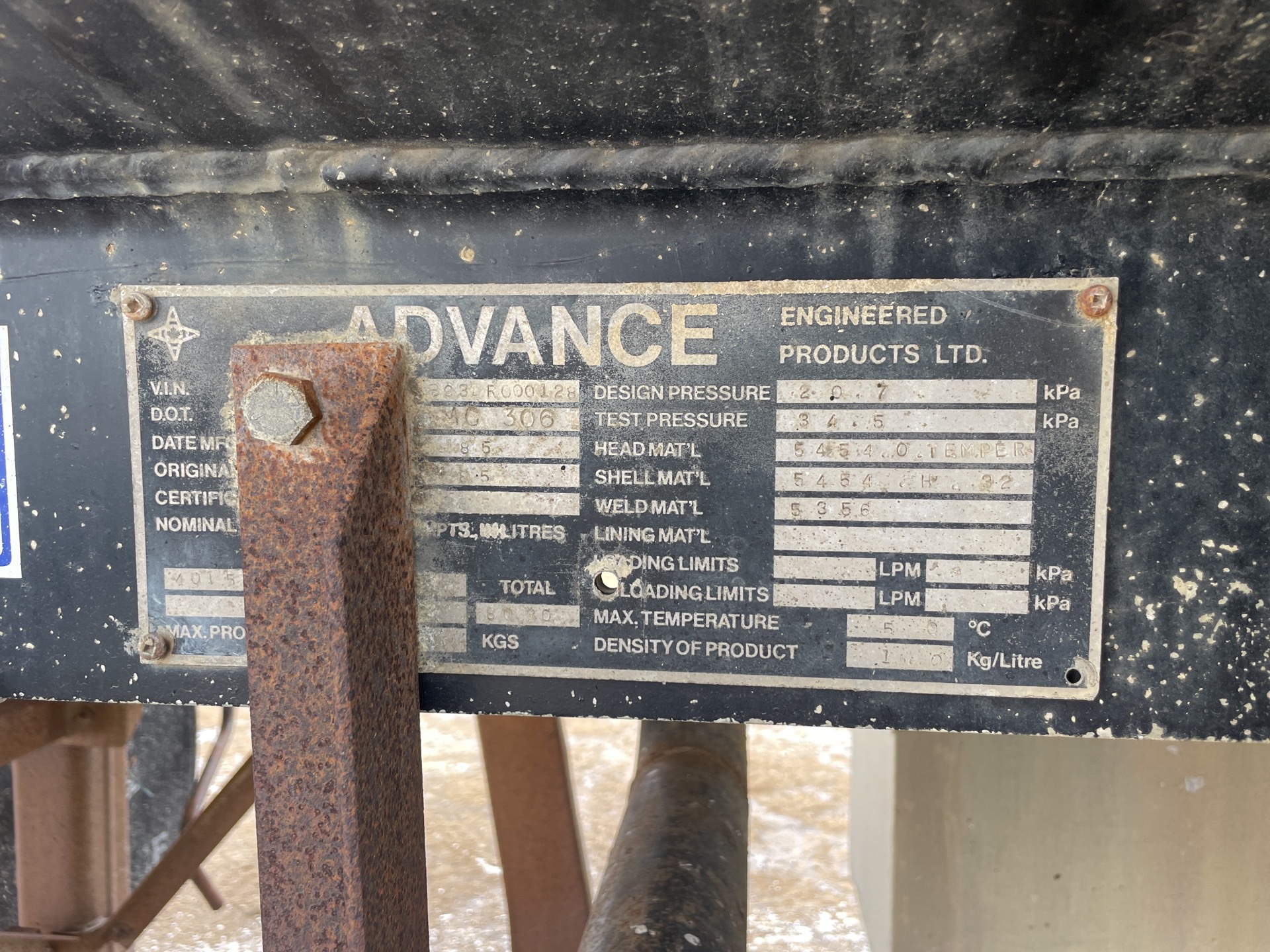 Metal ID Plate Image