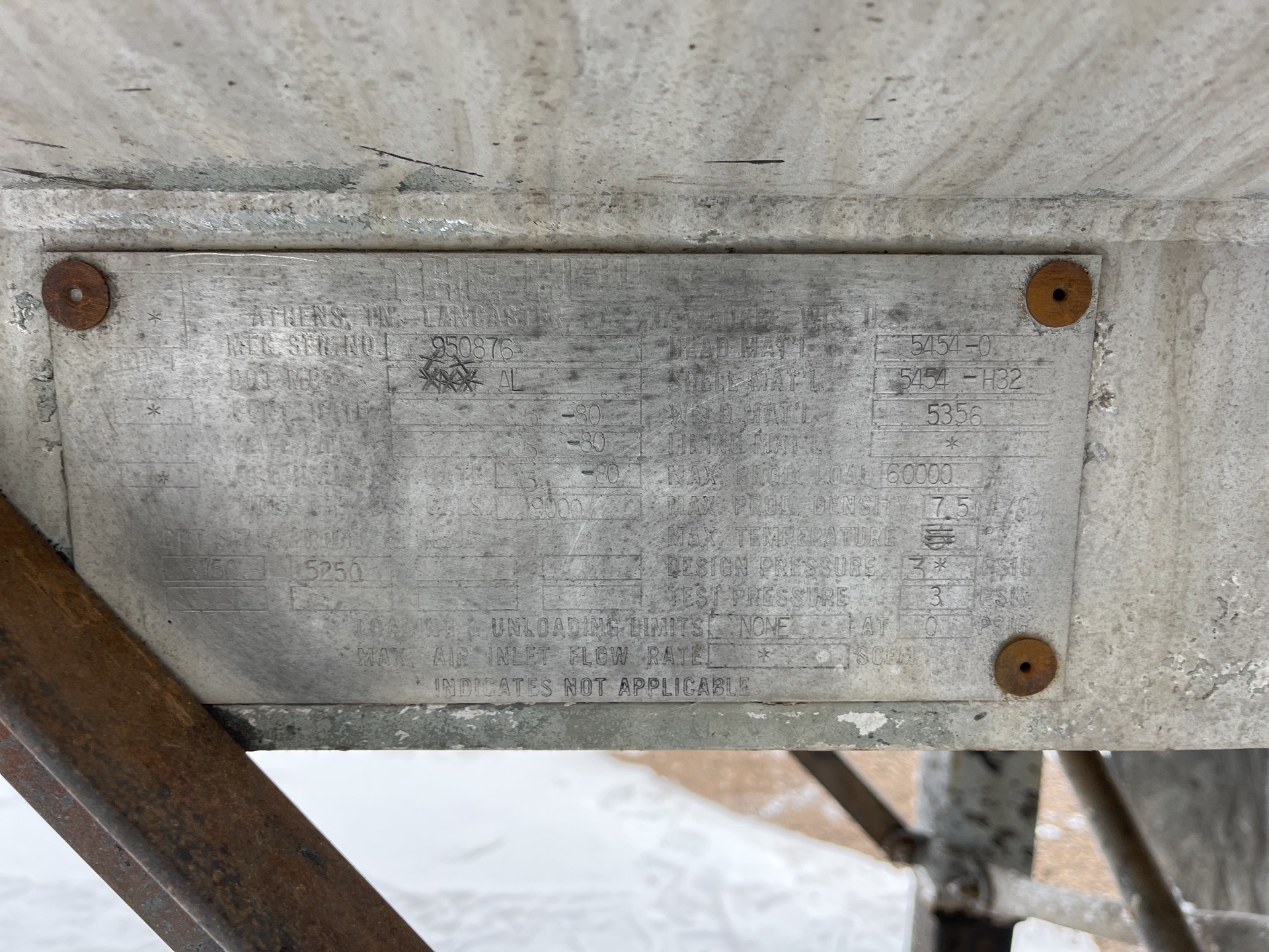 Metal ID Plate Image