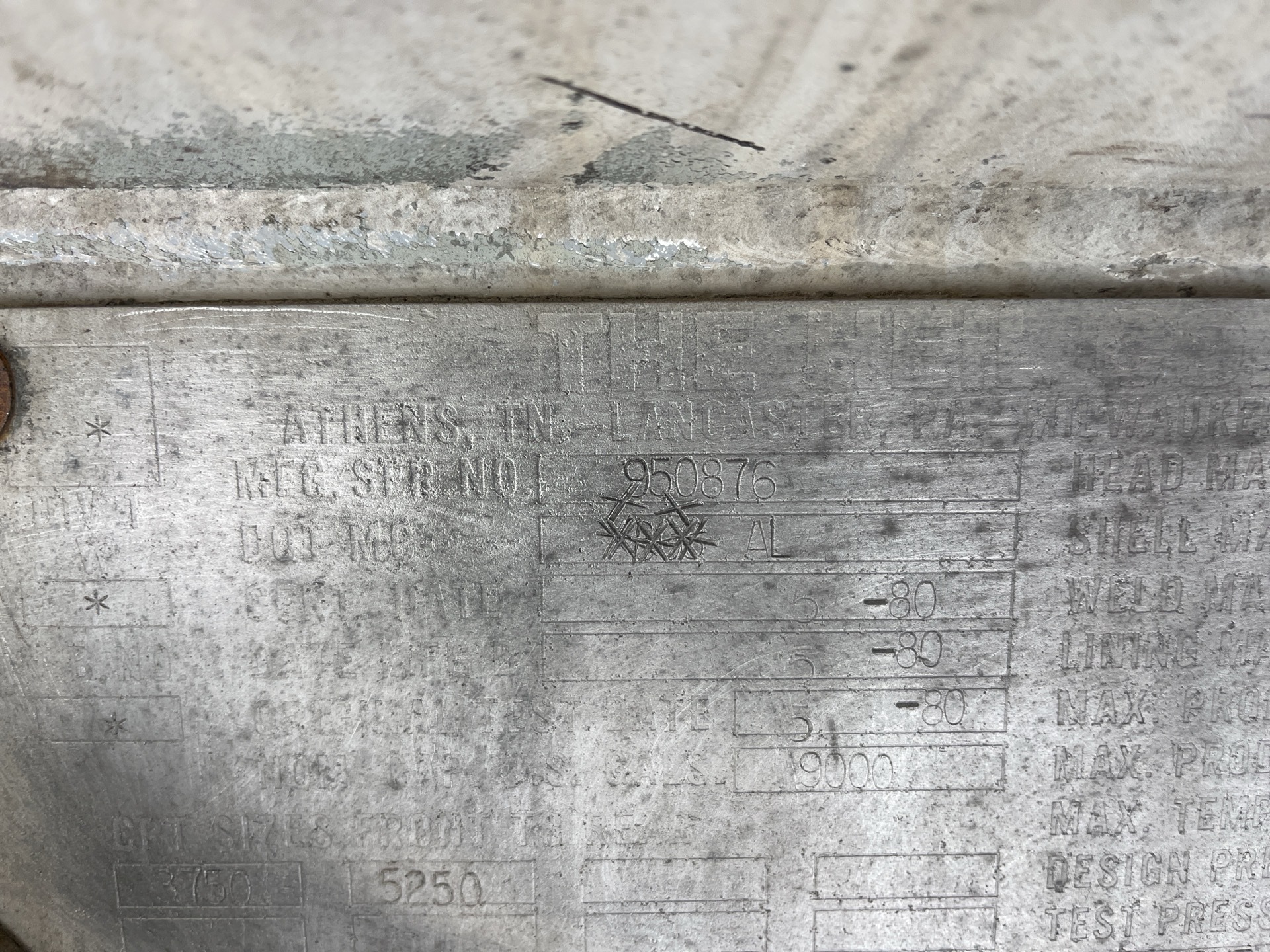 Metal ID Plate Image