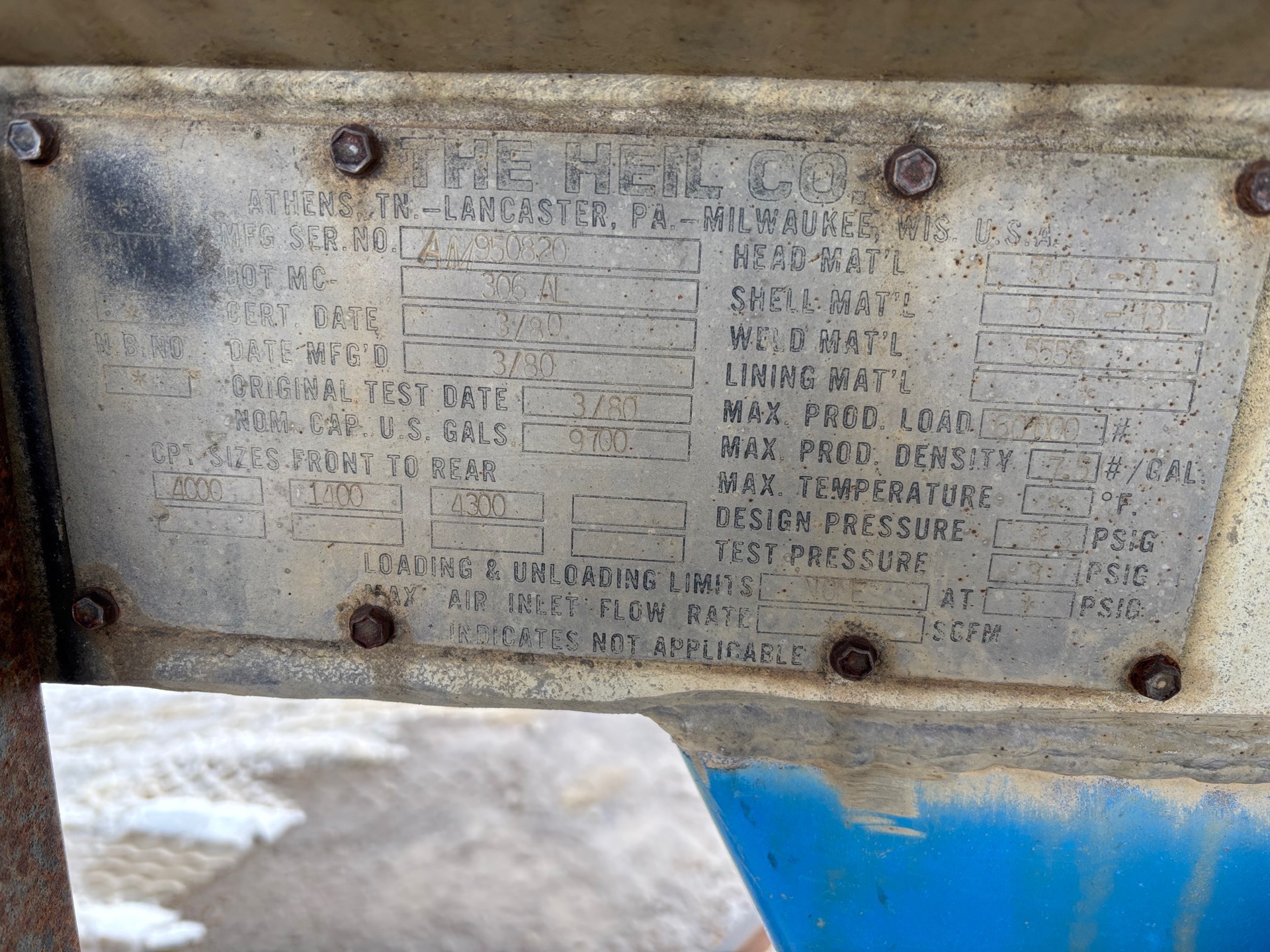 Metal ID Plate Image