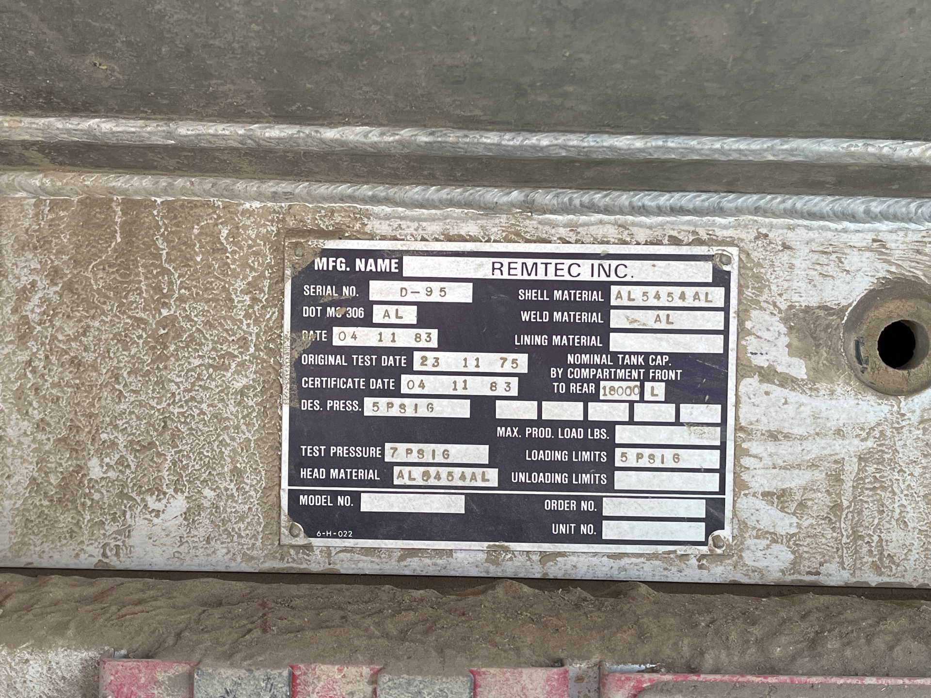 Metal ID Plate Image