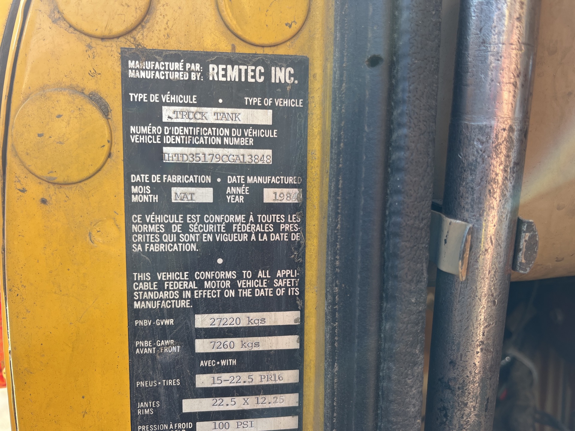 Metal ID Plate Image