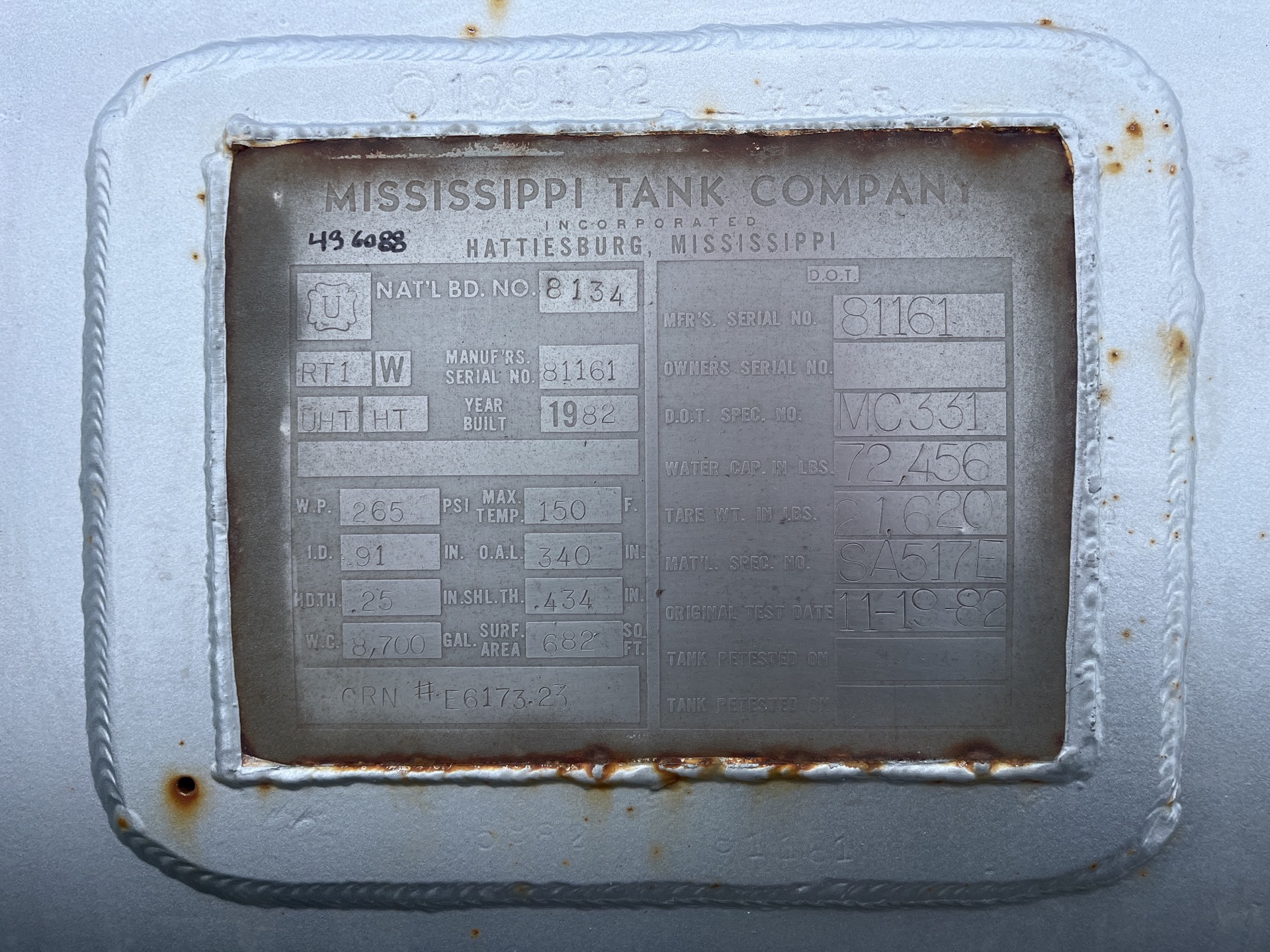 Metal ID Plate Image
