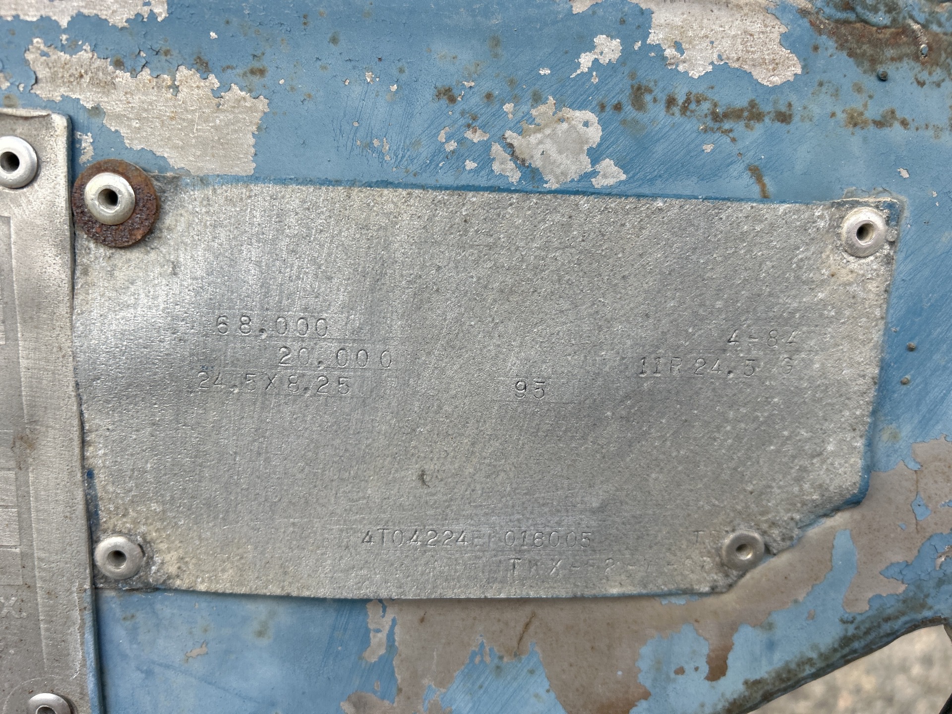 Metal ID Plate Image