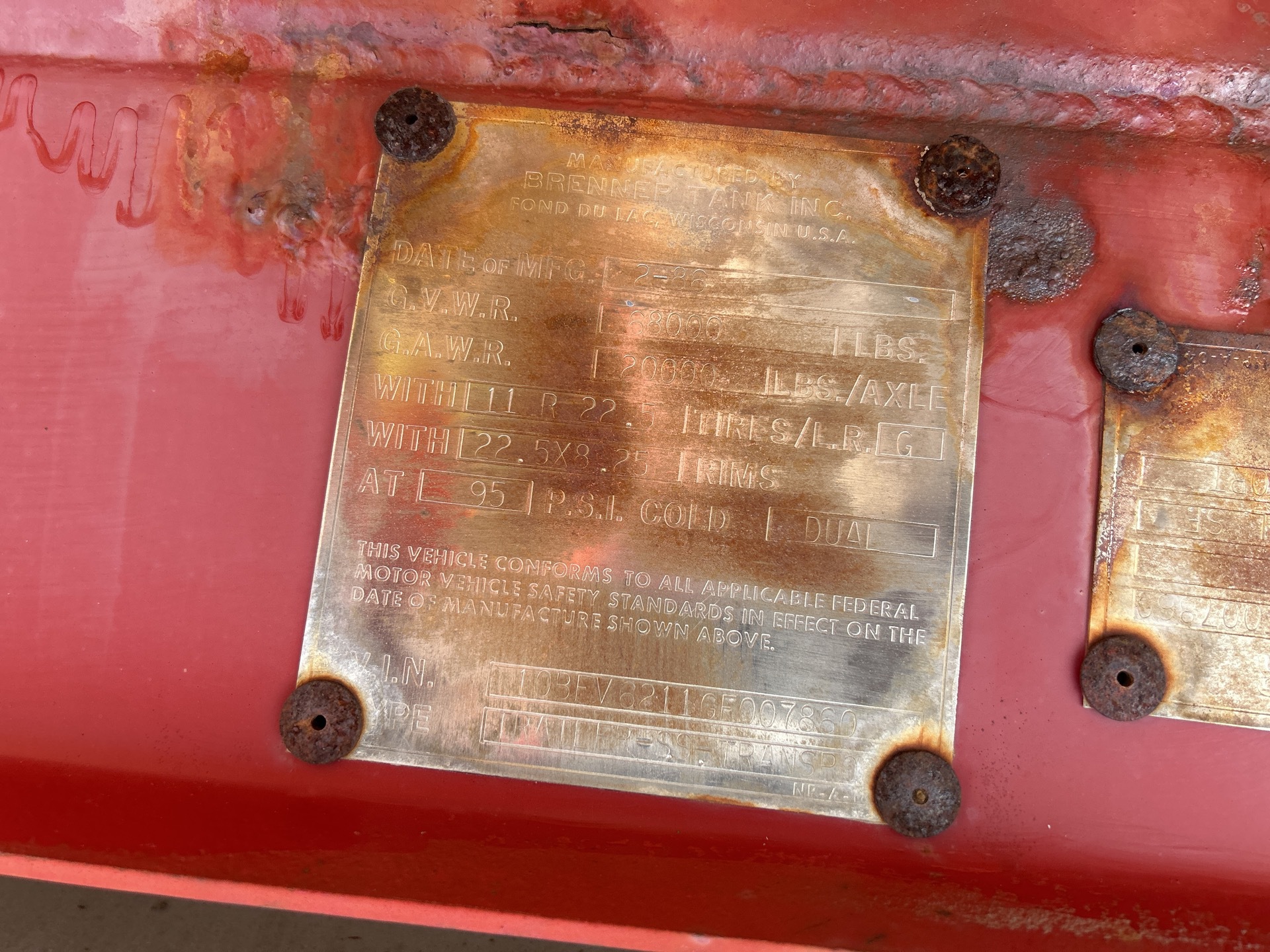 Metal ID Plate Image