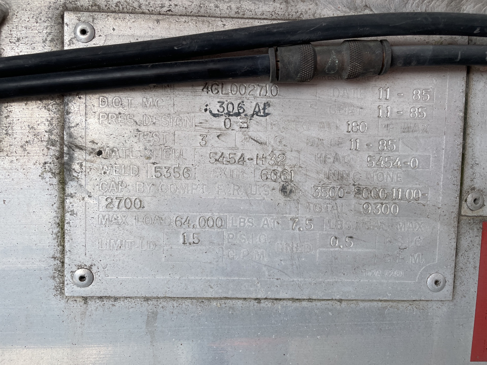 Metal ID Plate Image