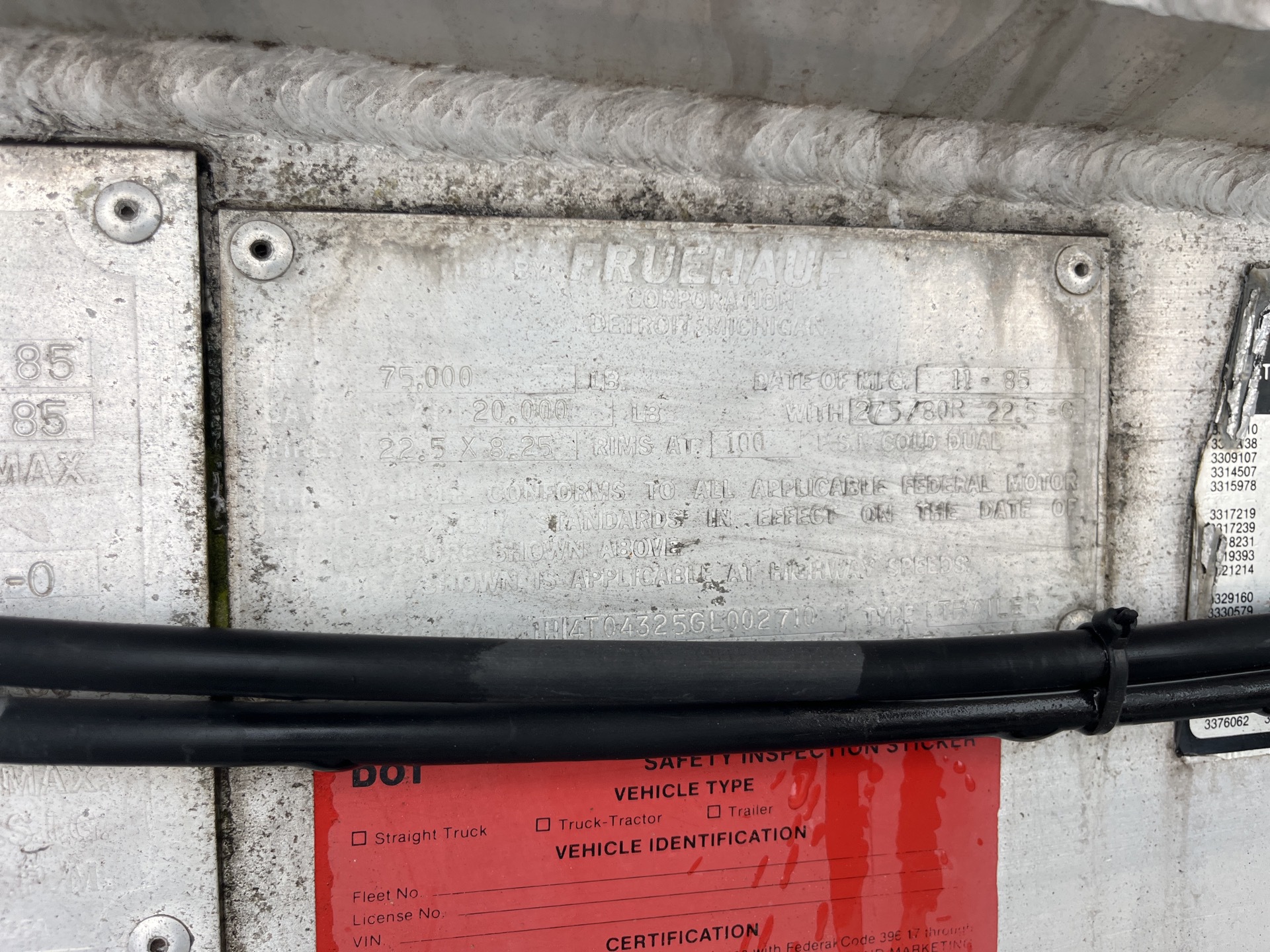 Metal ID Plate Image
