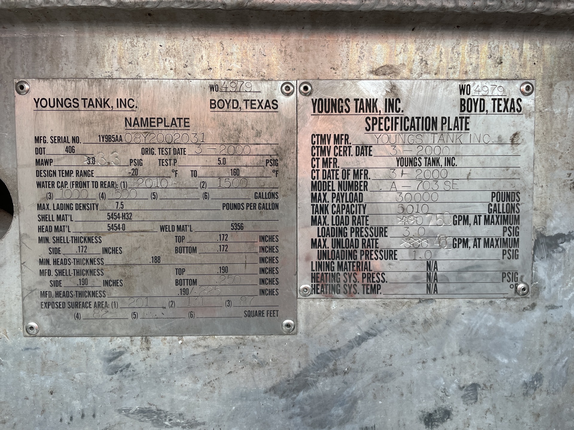 Metal ID Plate Image