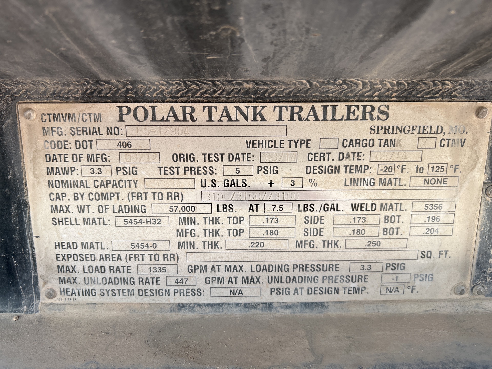 Metal ID Plate Image