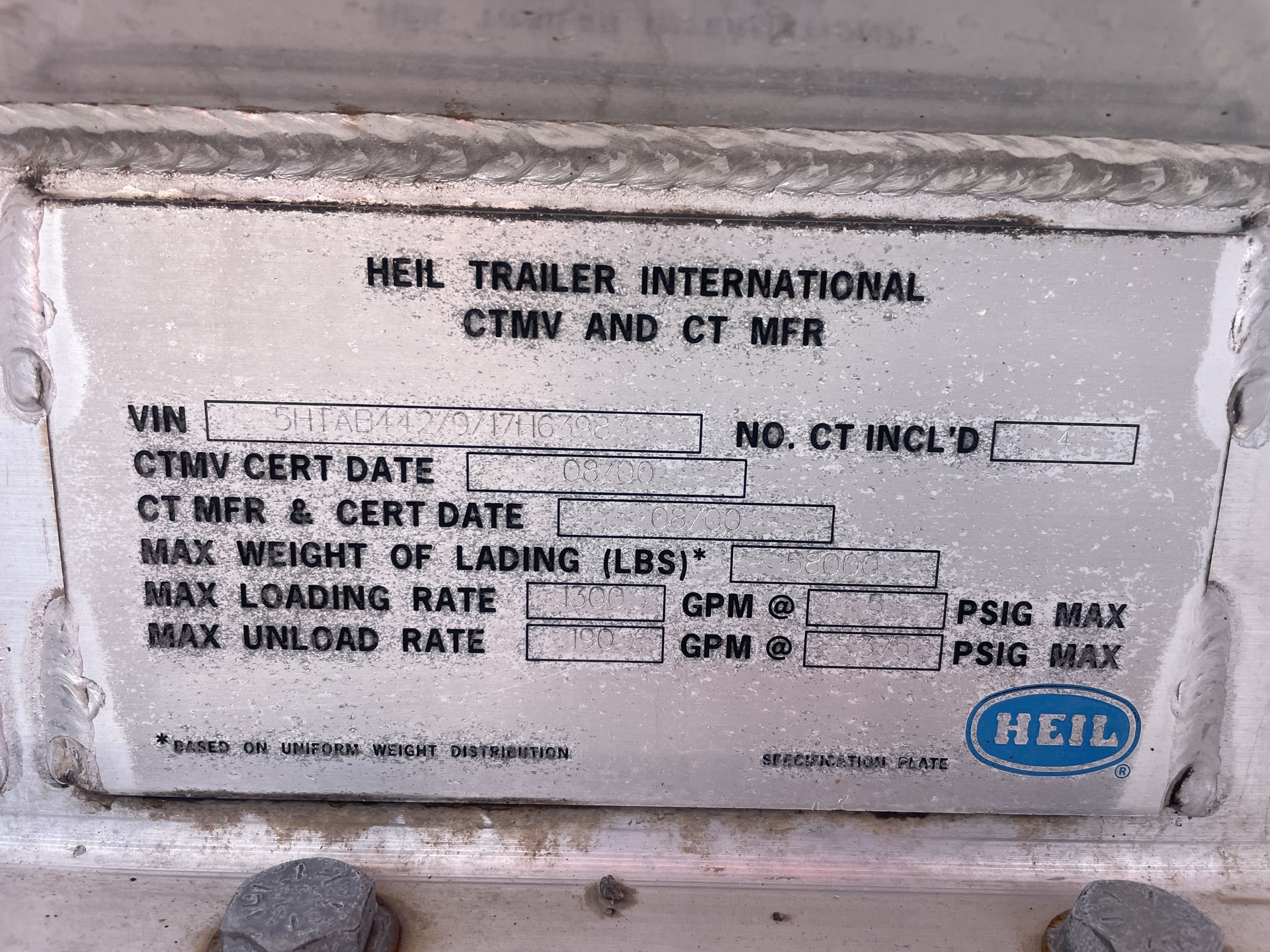 Metal ID Plate Image