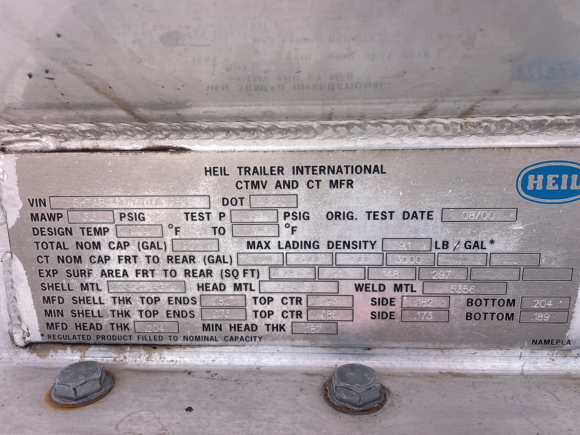 Metal ID Plate Image