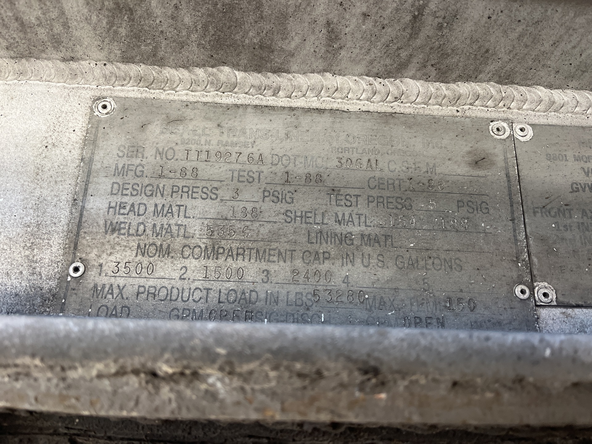 Metal ID Plate Image