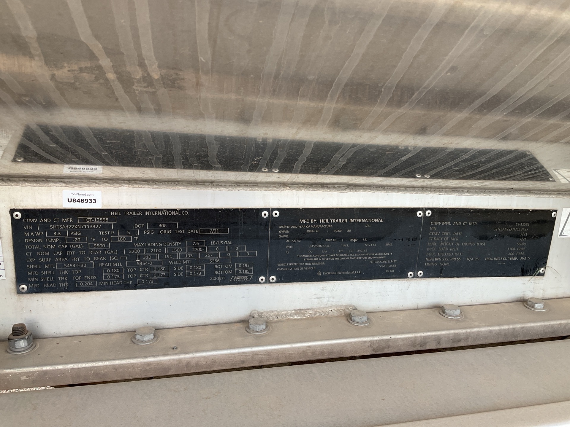 Metal ID Plate Image