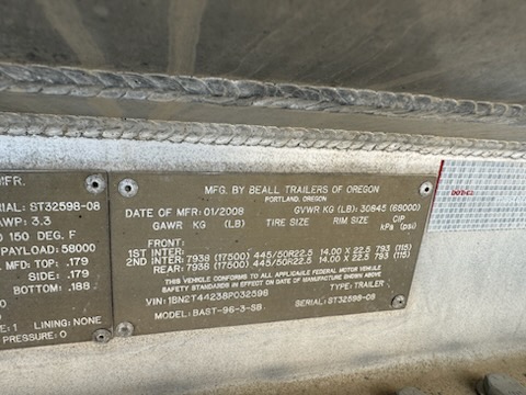 Metal ID Plate Image