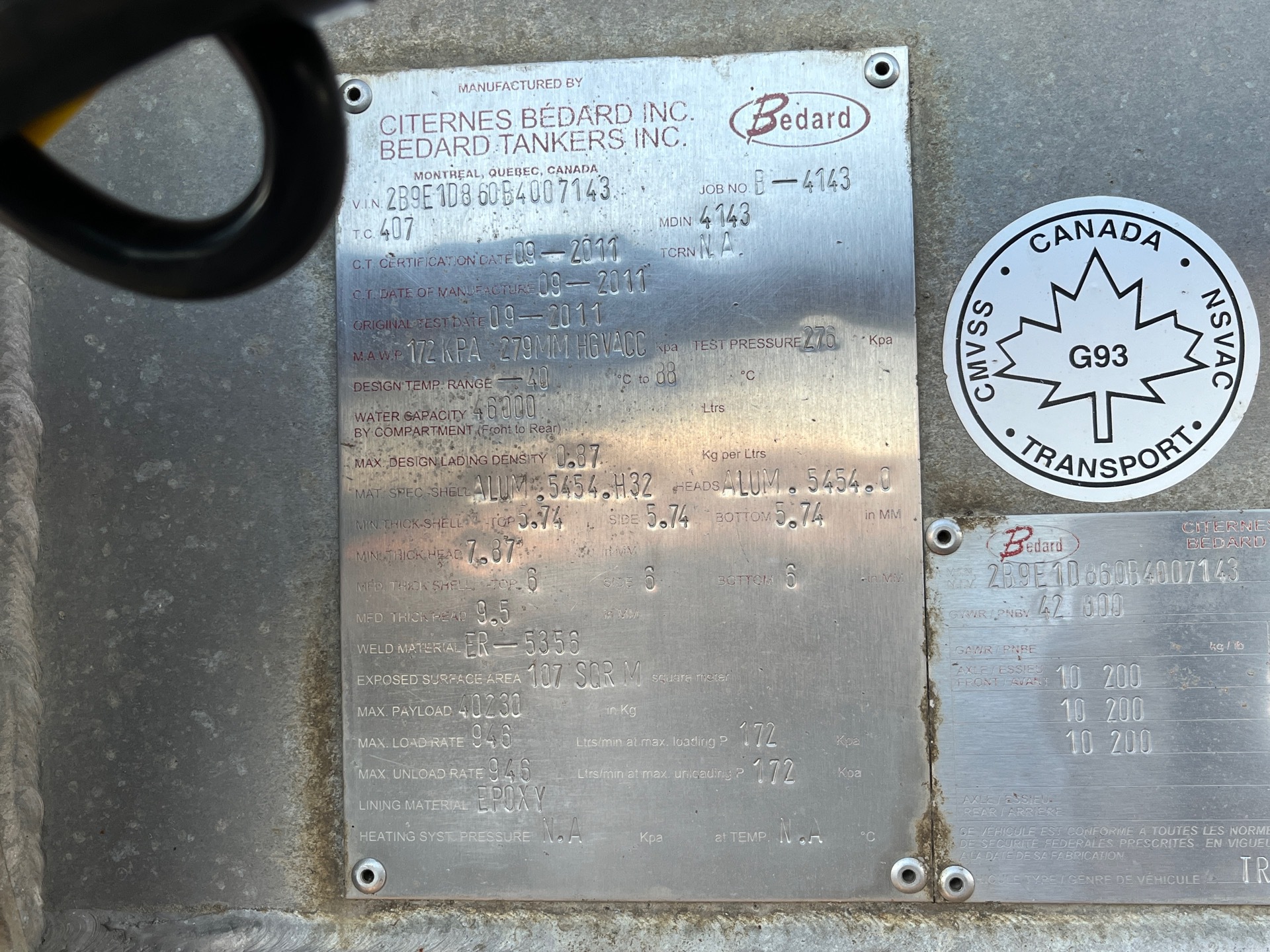 Metal ID Plate Image