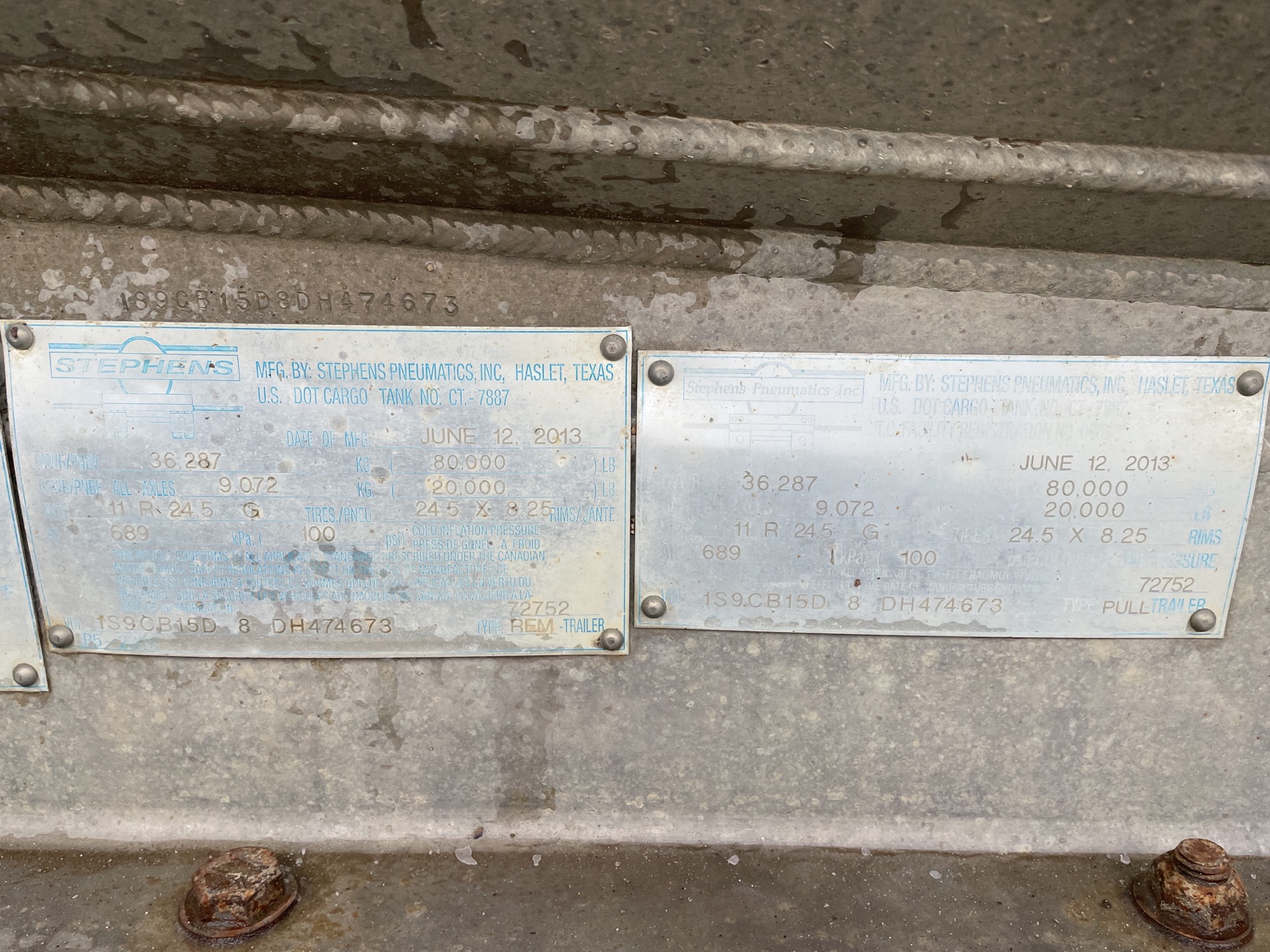 Metal ID Plate Image