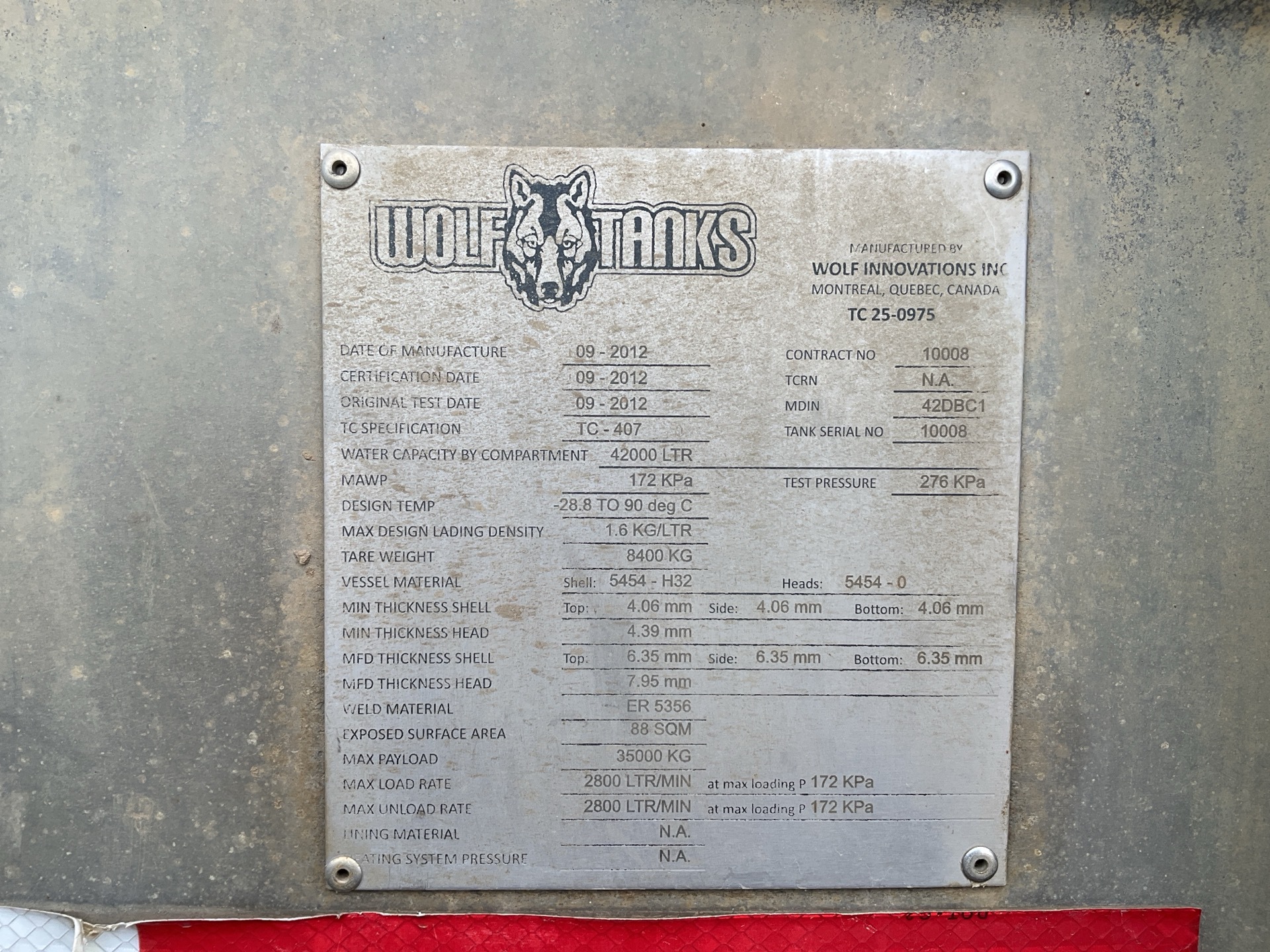 Metal ID Plate Image