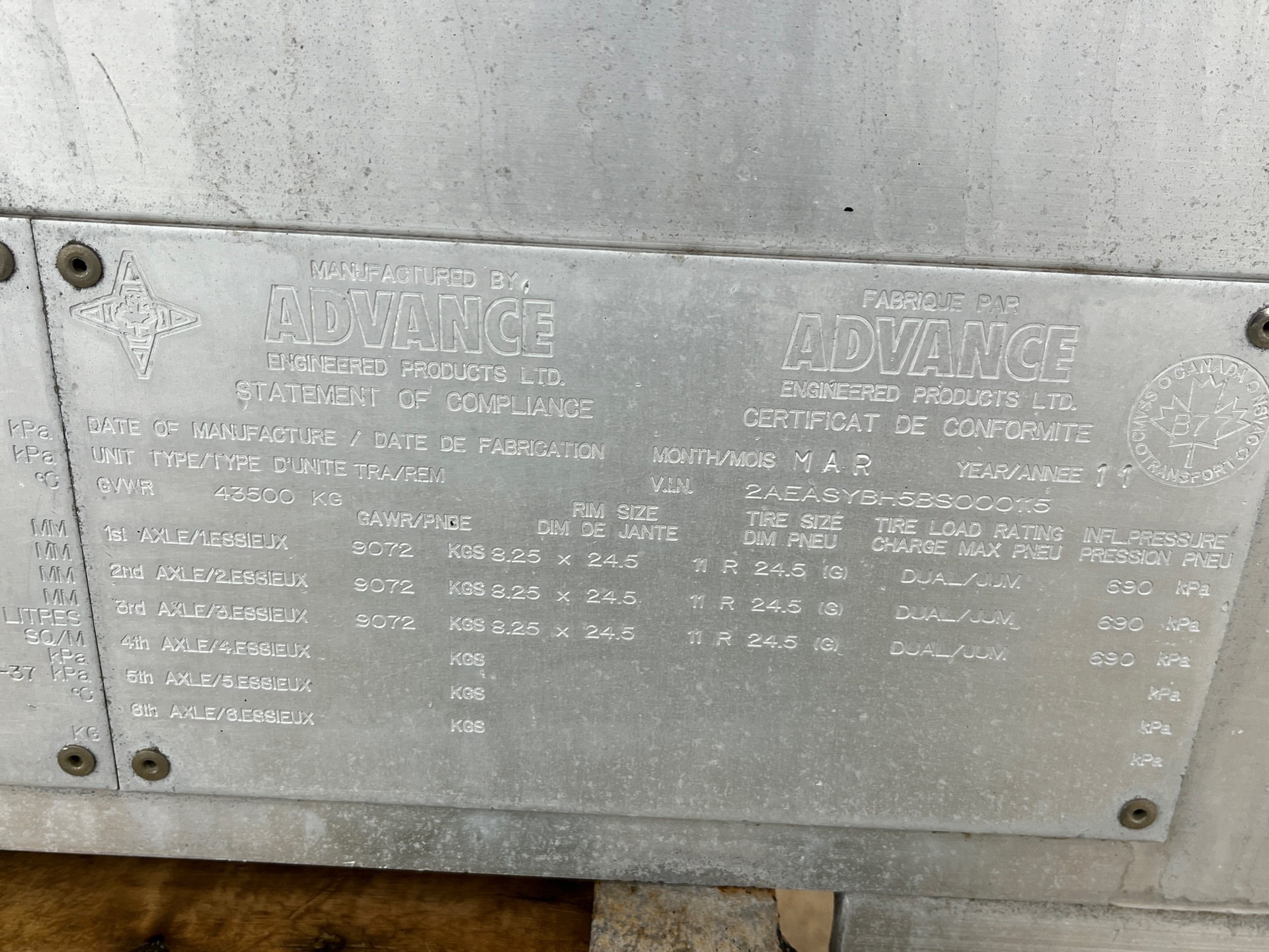 Metal ID Plate Image