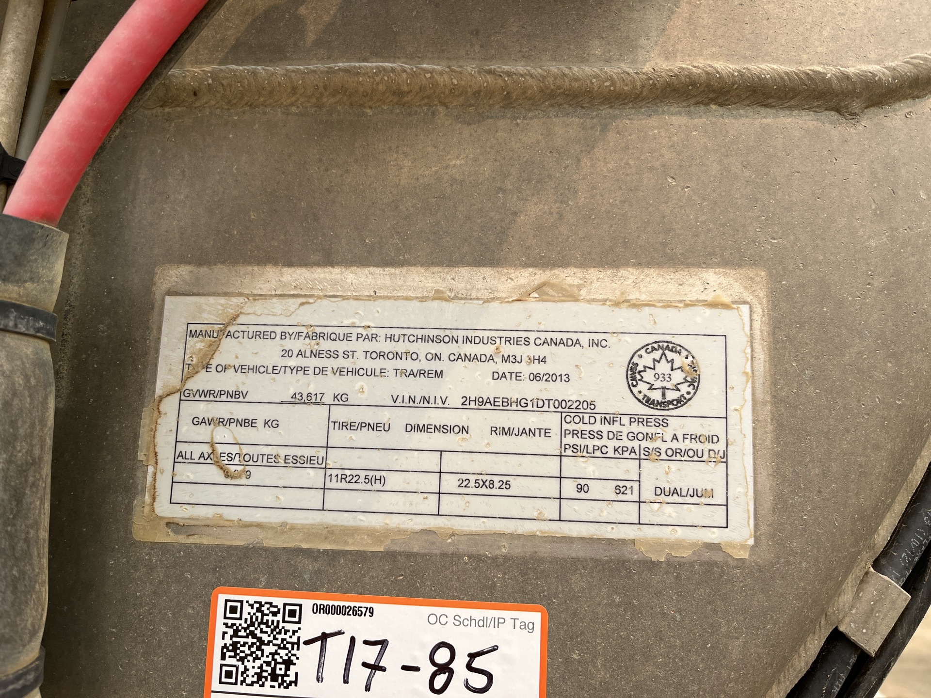 Metal ID Plate Image