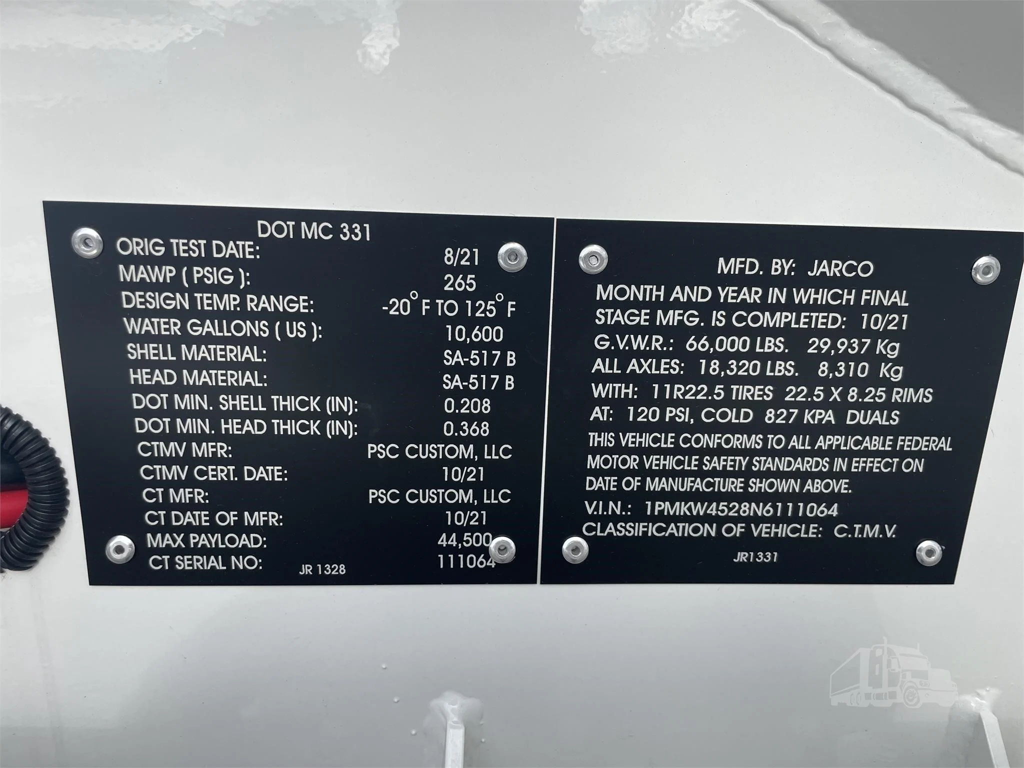 Metal ID Plate Image