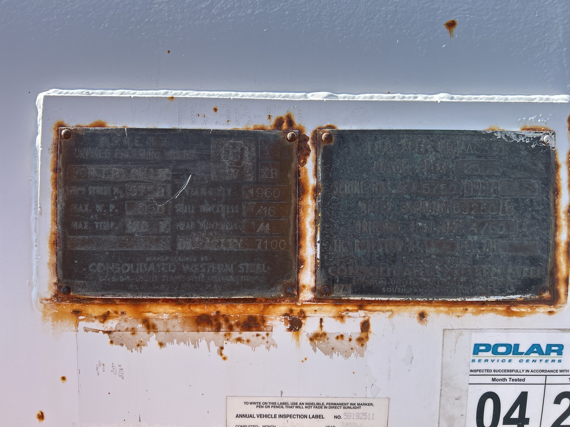 Metal ID Plate Image