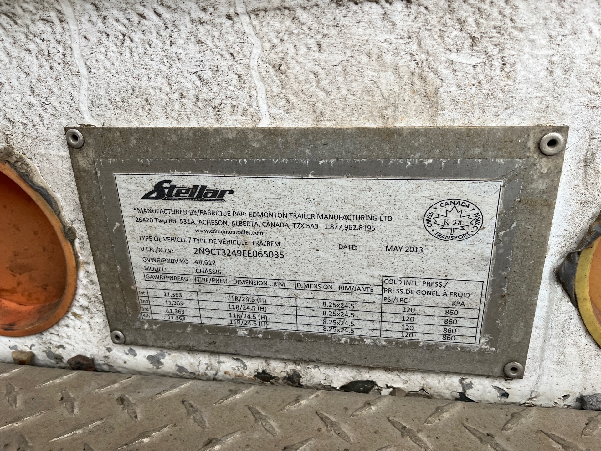 Metal ID Plate Image