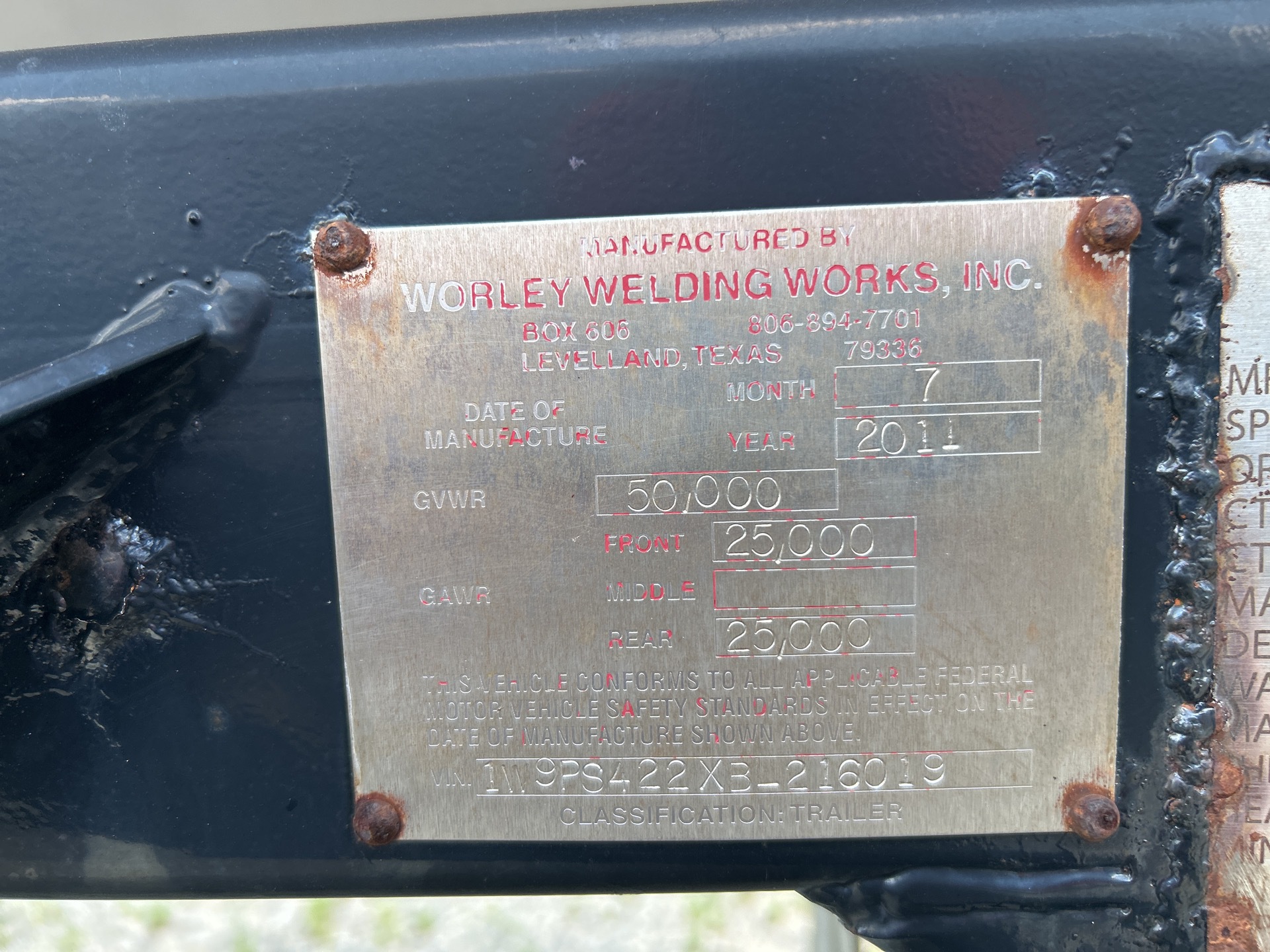 Metal ID Plate Image