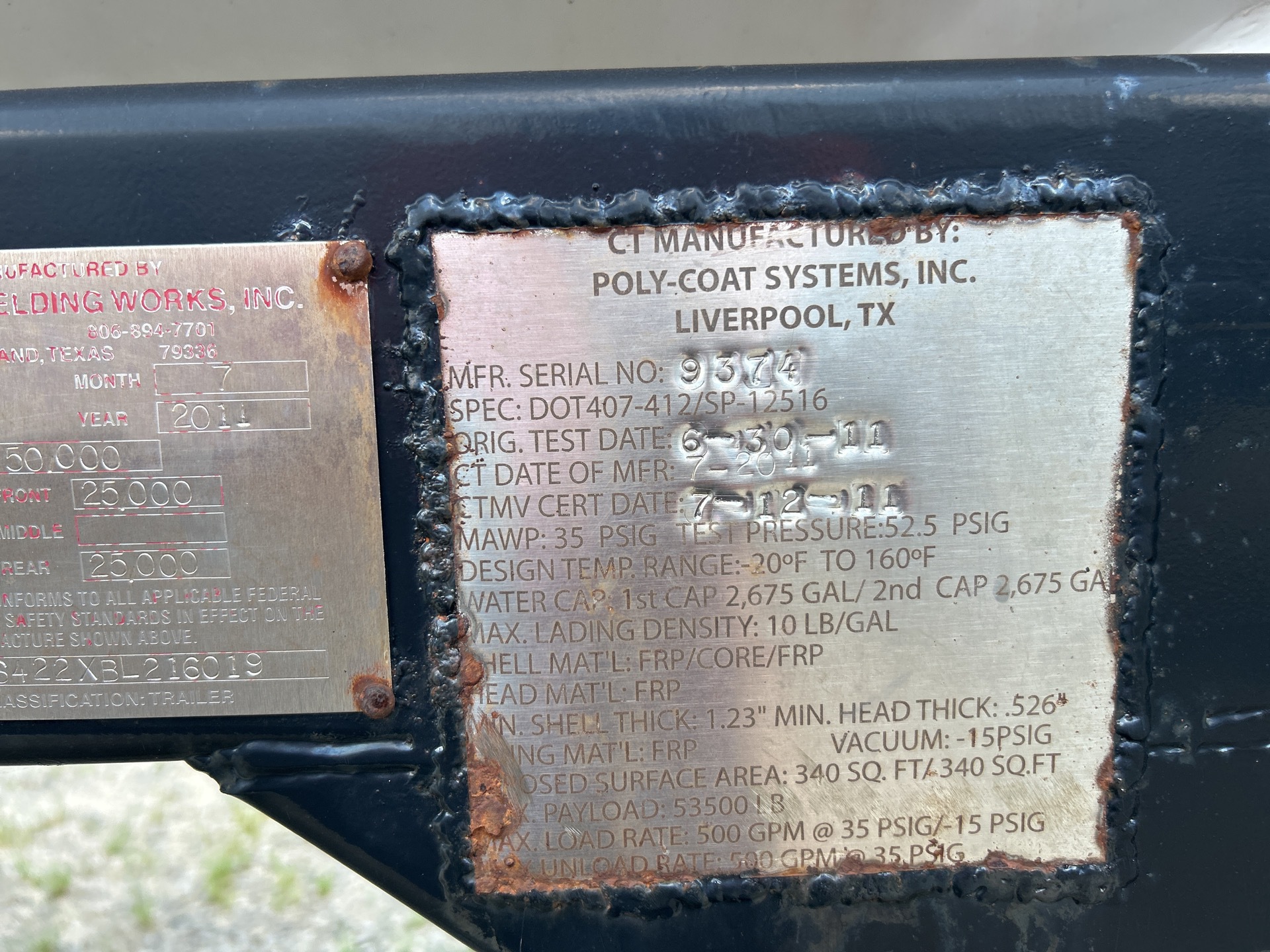 Metal ID Plate Image