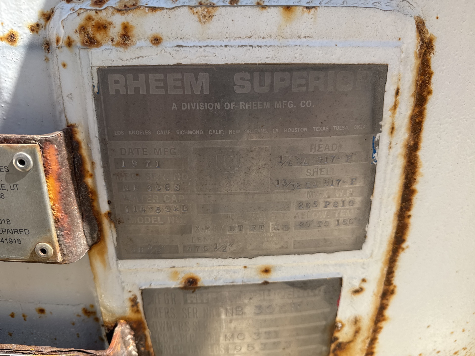 Metal ID Plate Image